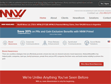 Tablet Screenshot of networknewswire.com
